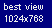 best view 1024 x 768